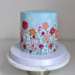 Floral wedding torte-1