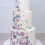 Floral wedding torte-10