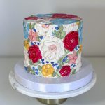 Floral wedding torte-2