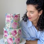 Floral wedding torte-4