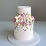 Floral wedding torte-6